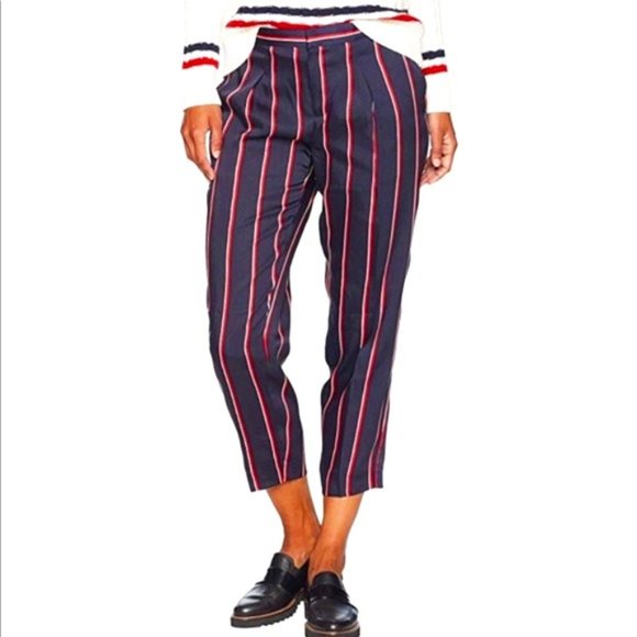 Ralph Lauren Pants - RALPH LAUREN NWT Navy Twill Satin Straight Pant